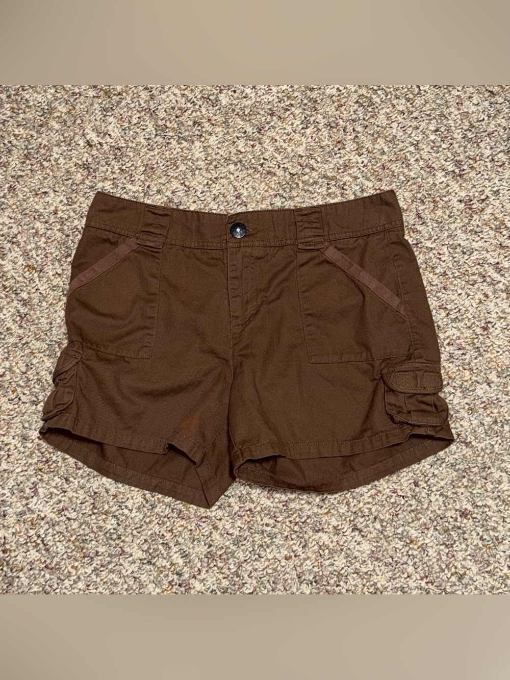 Women's size 10 shorts Brown Casual Cargo Shorts ruff hewn